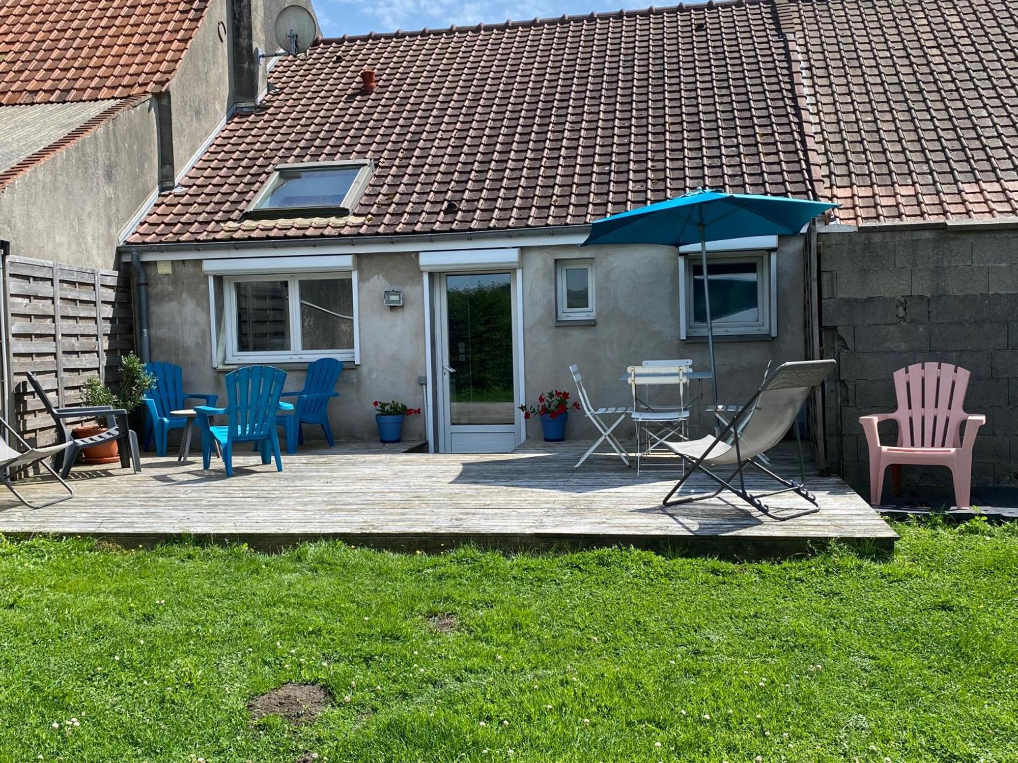 Maison de village avec jardin 15mn des plages, wifi, 2 chambres, jardin Hesdin-lʼAbbé Extérieur photo