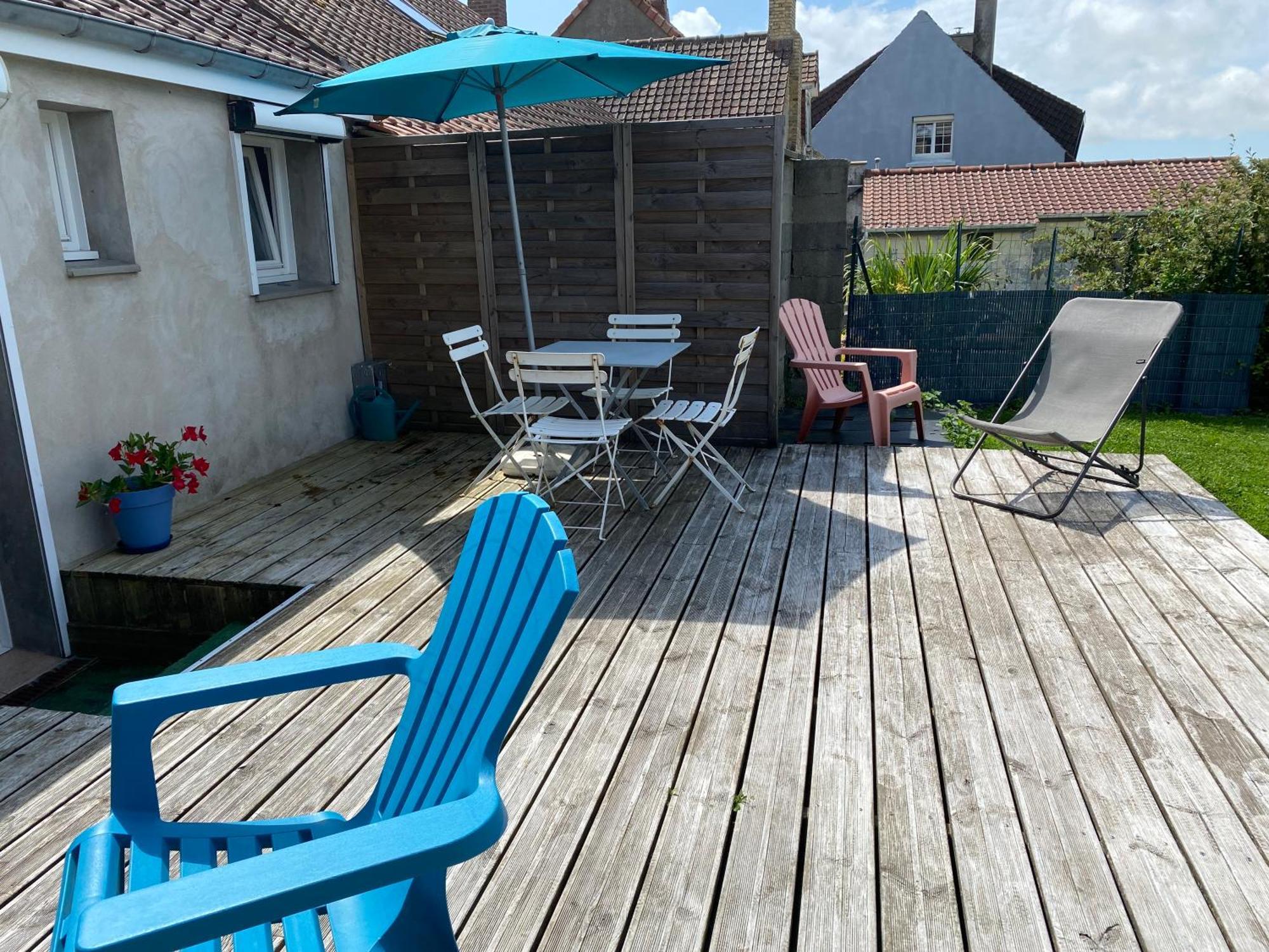 Maison de village avec jardin 15mn des plages, wifi, 2 chambres, jardin Hesdin-lʼAbbé Extérieur photo