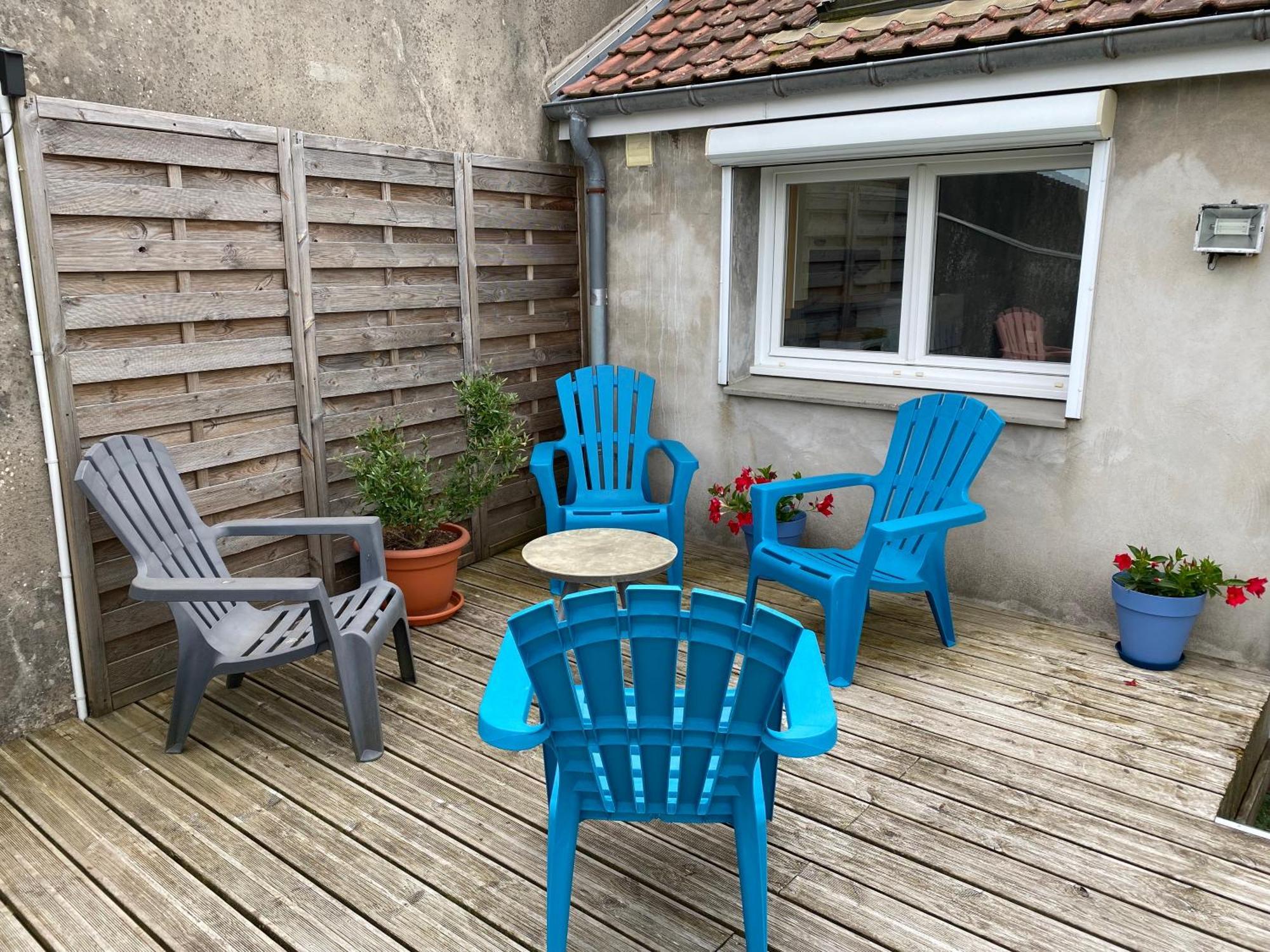 Maison de village avec jardin 15mn des plages, wifi, 2 chambres, jardin Hesdin-lʼAbbé Extérieur photo